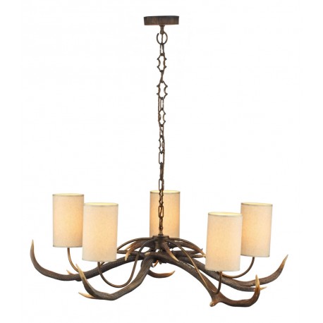 David Hunt Lighting Made In The Cotswolds Antler 5 Light Pendant