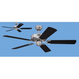 Westinghouse Cyclone 52 Inch 5 blade brushed steel fan finish