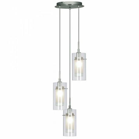 Searchlight Duo 1 3 light hanging modern pendant