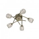 Oaks Lighting 5157-5AB Naira 5 light ceiling antique brass