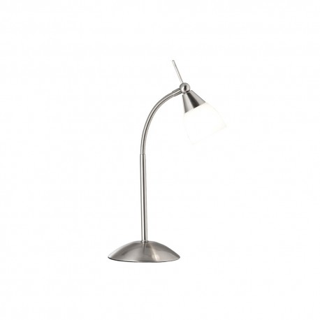 Searchlight 9961SS satin silver touch lamp
