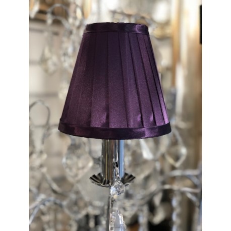 Aubergine 5 Inch Candle Shade, Purple Table Lamp Shades Uk