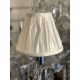 Garbo 6" pinch pleat candle light shade