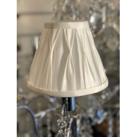 Garbo 6" pinch pleat candle light shade