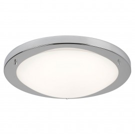 LED Satin Silver Large Flush