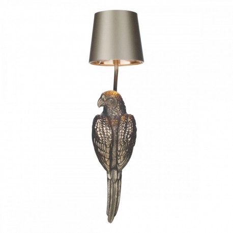 DAVID HUNT LIGHTING Parrot wall light in bronze