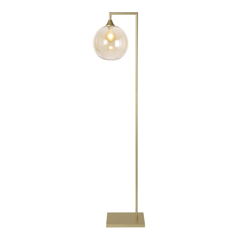 Gold sphere discount floor lamp