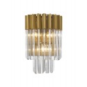 Venetian Wall Light in Gold and Glass