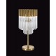 Venetian 3 Light Table lamp in Brass and Glass