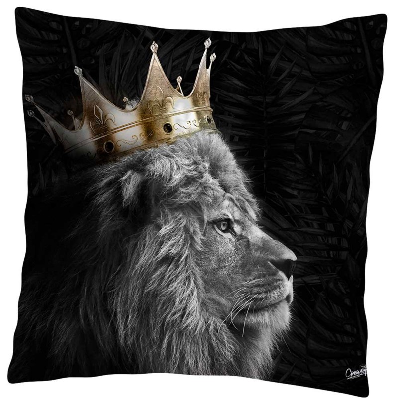 lion cushion cover