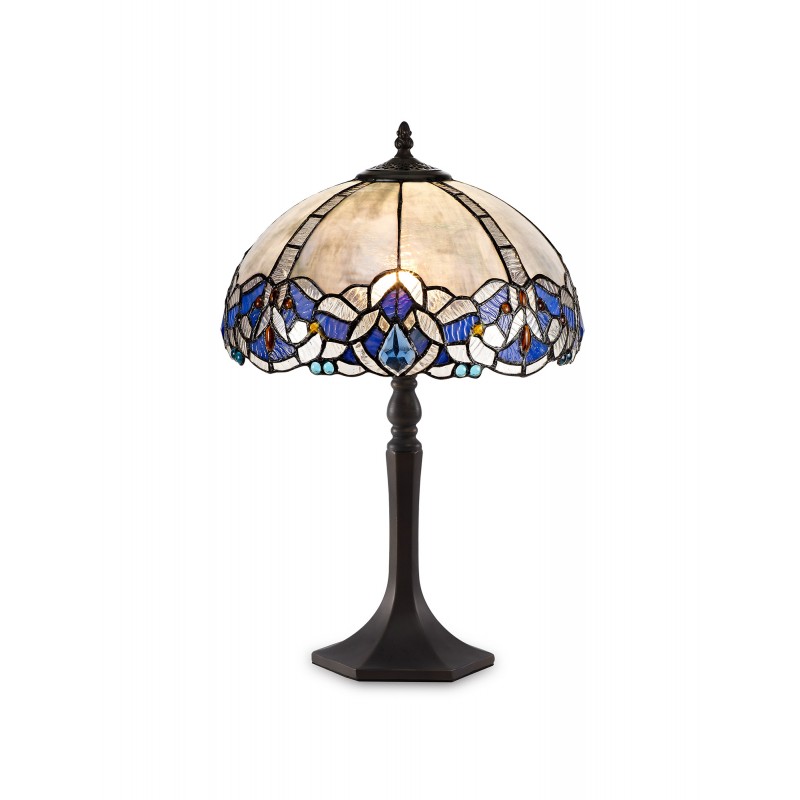 Sapphire Medium Lamp, Hanging Jewel Table Lamp
