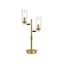 Dana 2 Light Table Lamp Polished Brass