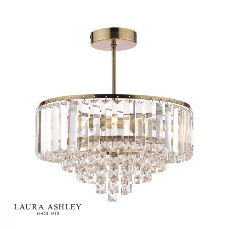 Antique brass deals ceiling lights uk