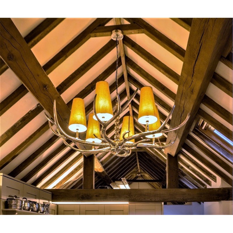 beardsmore lighting large antler statement chandelier