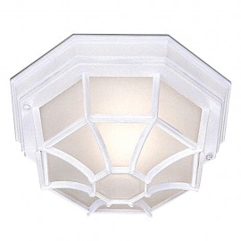 White porch ceiling fitting