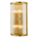 Dar Luxury Eleanor wall Light Natural Brass