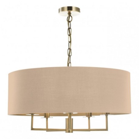 Jamelia 5 Light Pendant Antique Brass
